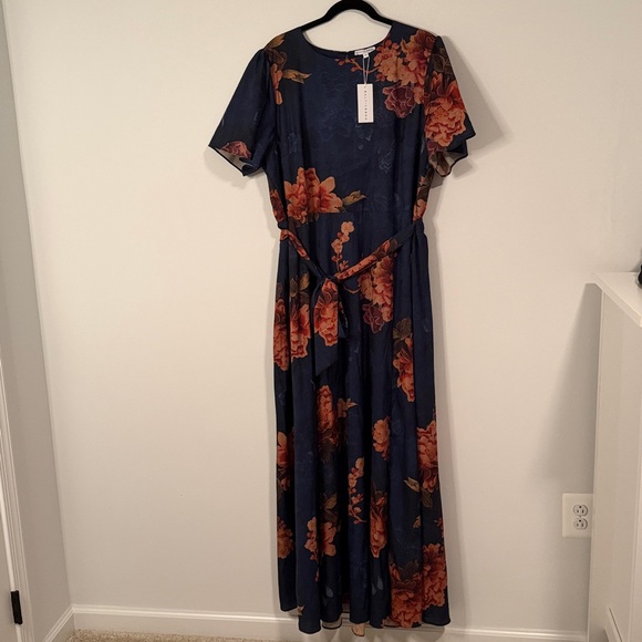 NWT Baltic Born Maxi Dress Floral with Side Slit Womens sz 2X - Picture 6 of 16